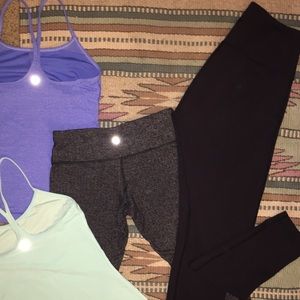 4 pieces LULULEMON lot sizes 6&8 used